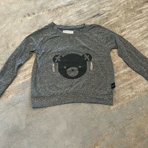 Huxbaby size 3 Heather grey tshirt